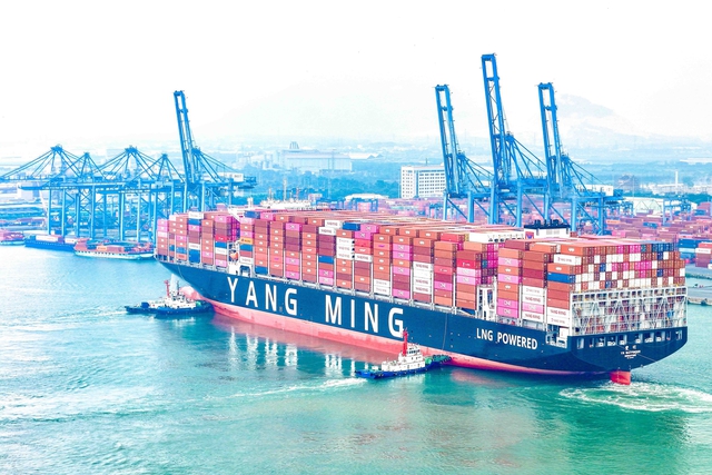 T&acirc;n Cảng - C&aacute;i M&eacute;p lần đầu ti&ecirc;n đ&oacute;n t&agrave;u 'khủng' sử dụng nhi&ecirc;n liệu k&eacute;p- Ảnh 1.