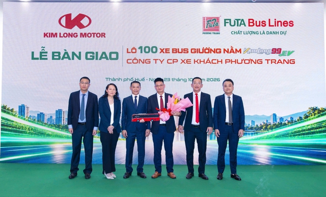 100 xe giường nằm thuần điện Kim Long Motor sắp chạy tuyến liên tỉnh- Ảnh 1.
