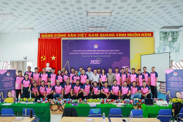 Quả bóng vàng nữ Việt Nam Ngọc Châm làm giảng viên khóa học dành cho trẻ em gái- Ảnh 2.