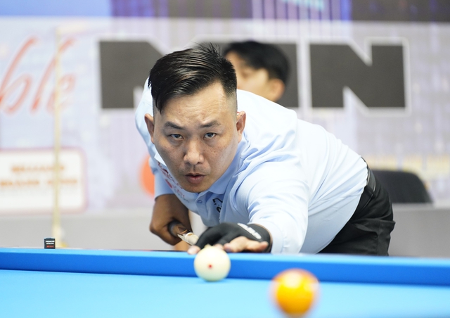 Billiards: Nhà vô địch Việt Nam thắng đẹp trận 'derby', thẳng tiến vòng 16 PBA - Ảnh 2.