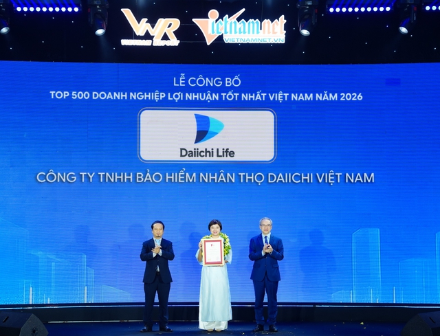 Daiichi Life Việt Nam tiếp tục vinh danh trong Top 500 doanh nghiệp lợi nhuận tốt nhất - Ảnh 1.