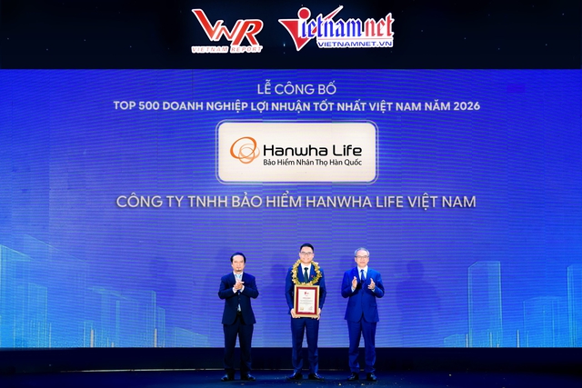 Hanwha Life tự hào vào Top 50 Doanh nghiệp lợi nhuận xuất sắc Việt Nam 2026 - Ảnh 2.