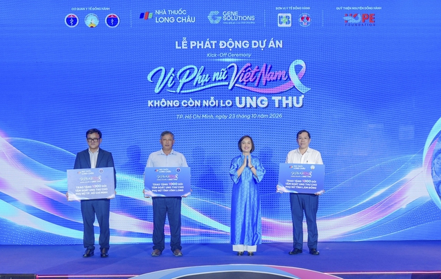 Long Châu phát động dự án chăm sóc sức khỏe phụ nữ, phòng ngừa ung thư - Ảnh 3.