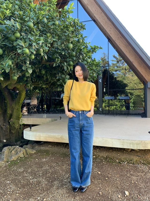 Cách phối quần jeans mùa lạnh đẹp xao xuyến- Ảnh 5.