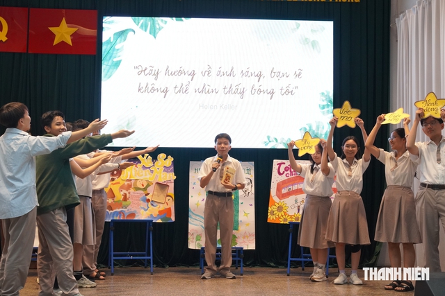 Học sinh trường chuyên trải nghiệm và lan tỏa văn hóa đọc - Ảnh 5.
