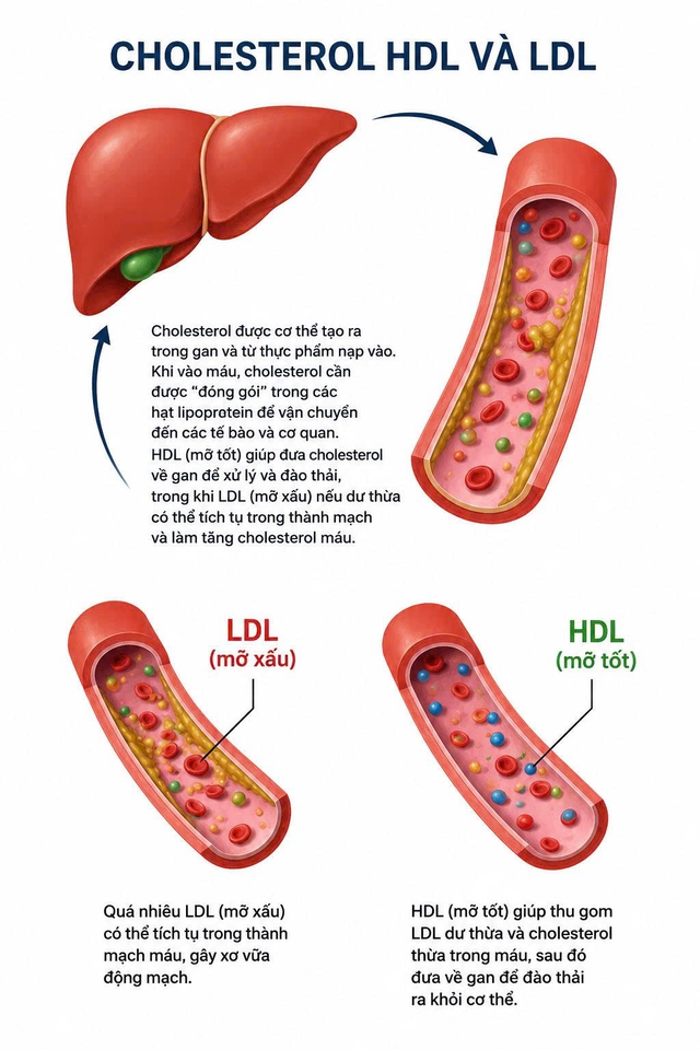 Cholesterol cao có nguy hiểm không? - Ảnh 1.