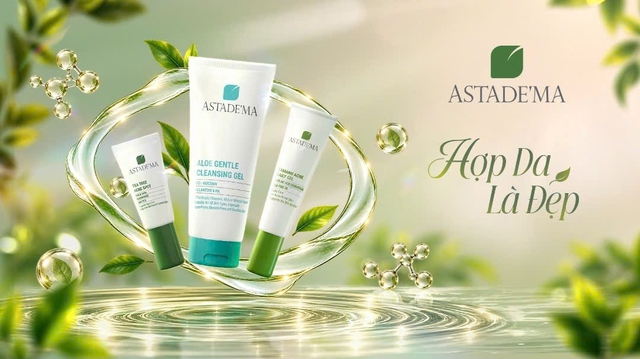 ASTADE'MA - Mỹ phẩm tiêu chuẩn dược chăm sóc da mụn dịu nhẹ, lành tính - Ảnh 1.