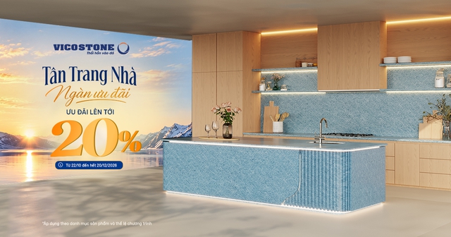 VICOSTONE triển khai chương trình ‘Tân trang nhà - Ngàn ưu đãi’ lên tới 20% - Ảnh 1.