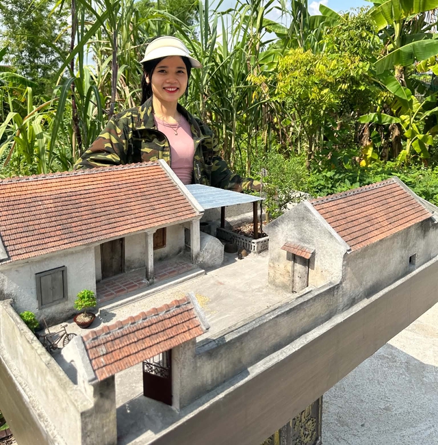 Cô gái 27 tuổi làm mô hình nhà cổ từ những ngôi nhà đã biến mất - Ảnh 1.