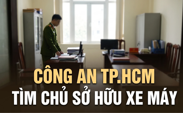 Công an TP.HCM tìm chủ sở hữu xe máy trong vụ án ma túy - Ảnh 1.