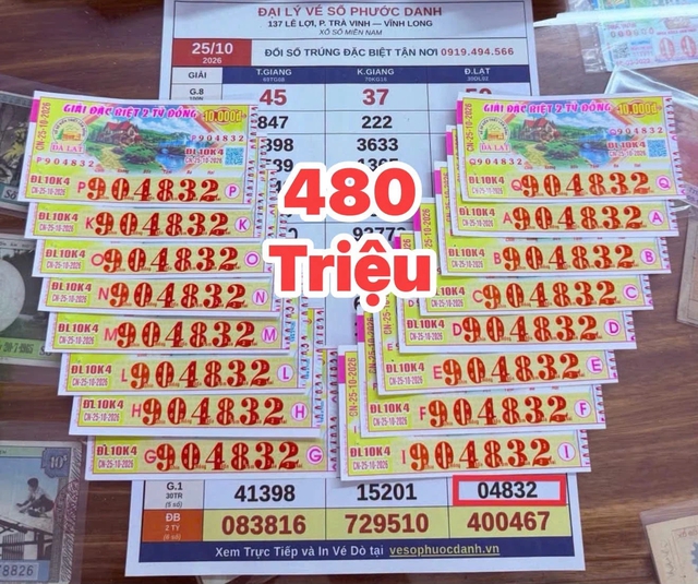 Dãy số giúp nam giáo viên Vĩnh Long trúng lớn xổ số miền Nam đài Đà Lạt - Ảnh 1.
