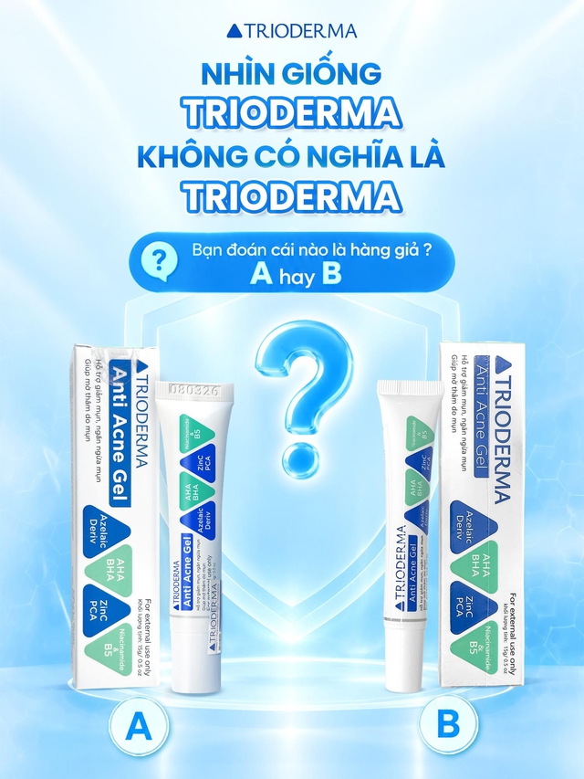 Cách nhận diện dược mỹ phẩm Trioderma chính hãng - Ảnh 1.