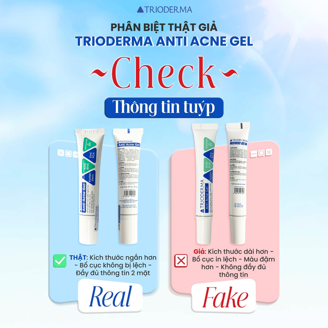Cách nhận diện dược mỹ phẩm Trioderma chính hãng - Ảnh 2.