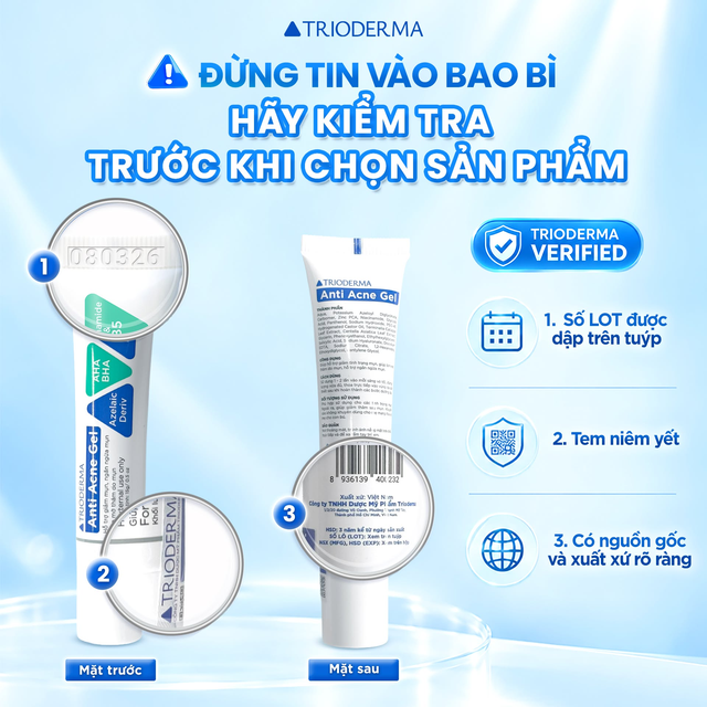 Cách nhận diện dược mỹ phẩm Trioderma chính hãng - Ảnh 6.