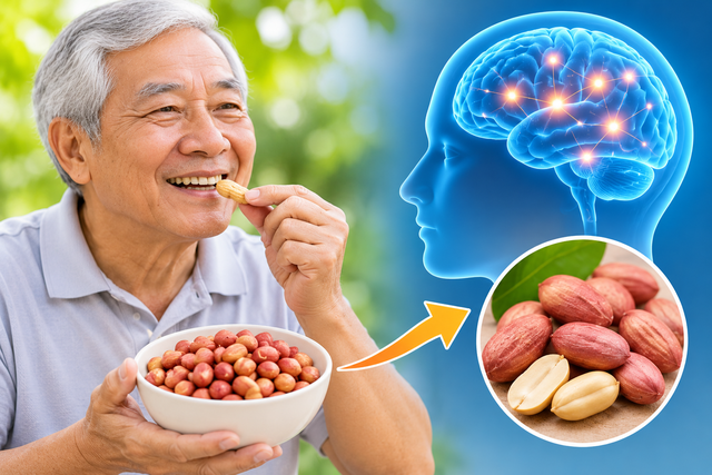1 - 2 nắm đậu phộng rang mỗi ng&agrave;y: Ph&aacute;t hiện lợi &iacute;ch kh&ocirc;ng ngờ - Ảnh 1.