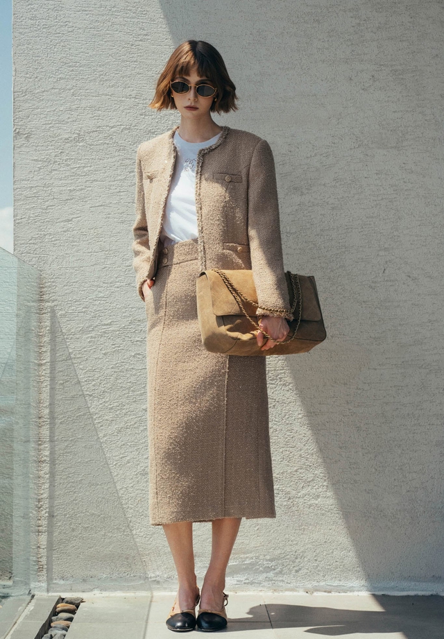 Xu hướng dạ tweed đổ bộ mọi tủ đồ thu đông - Ảnh 5.