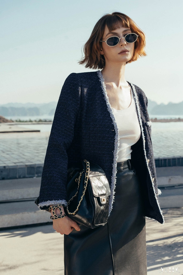 Xu hướng dạ tweed đổ bộ mọi tủ đồ thu đông - Ảnh 1.
