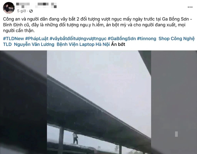 Đi tàu trốn vé, người đàn ông bị dân mạng 'đồn' là phạm nhân trốn trại - Ảnh 1.