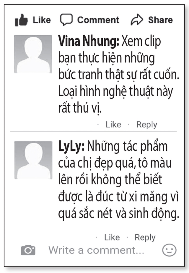 Khi chiếc bay của thợ xây thành 'cọ vẽ' - Ảnh 4.
