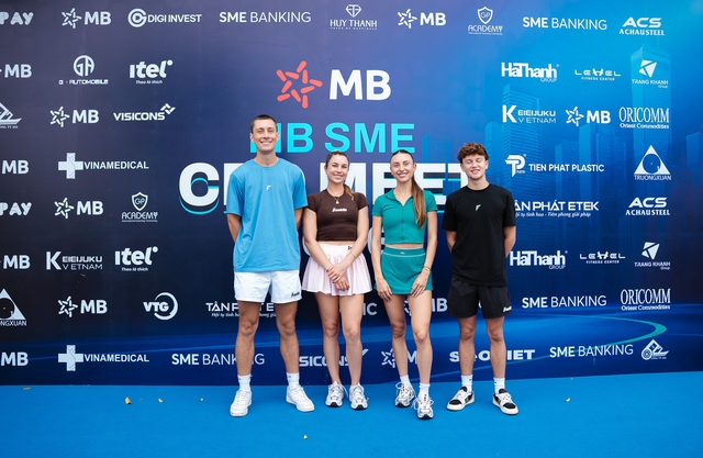 Nhà vô địch pickleball Mỹ gặp gỡ doanh nhân Việt Nam - Ảnh 2.