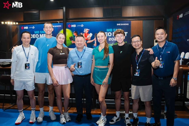 Nhà vô địch pickleball Mỹ gặp gỡ doanh nhân Việt Nam - Ảnh 4.