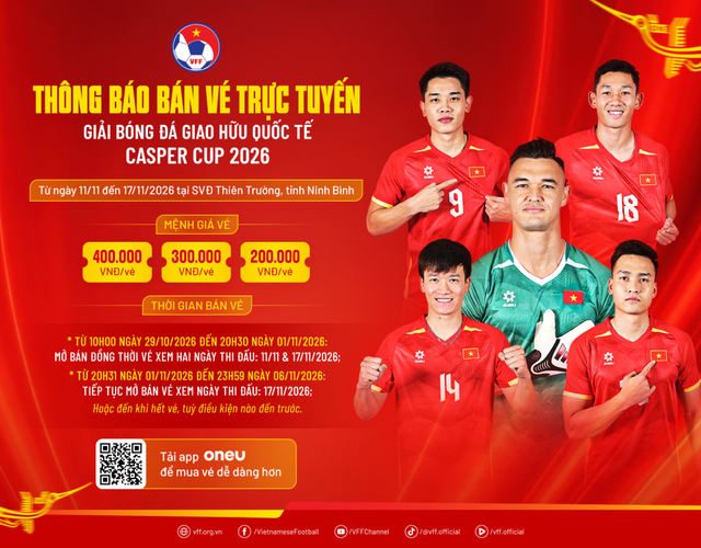 Đội tuyển Việt Nam quyết nâng hạng FIFA: Vé xem đấu Đài Loan và Kyrgyzstan bán trực tuyến giá rất mềm- Ảnh 2.