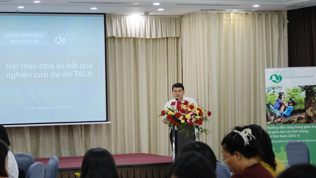 Chuyển biến t&iacute;ch cực trong lớp học, sự ph&aacute;t triển của trẻ từ dự &aacute;n TALK  - Ảnh 1.