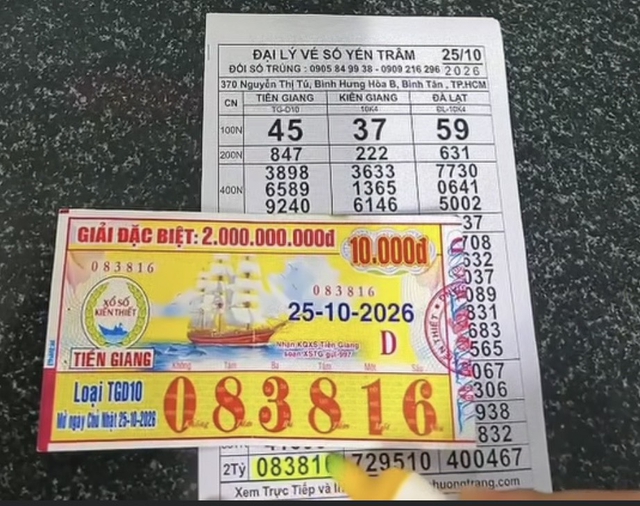 Được người nh&agrave; cho tờ v&eacute; số, người đ&agrave;n &ocirc;ng tr&uacute;ng độc đắc xổ số miền Nam - Ảnh 1.