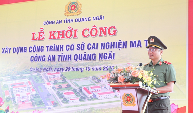 Công an tỉnh Quảng Ngãi xây dựng cơ sở cai nghiện ma túy 201 tỉ đồng- Ảnh 2.