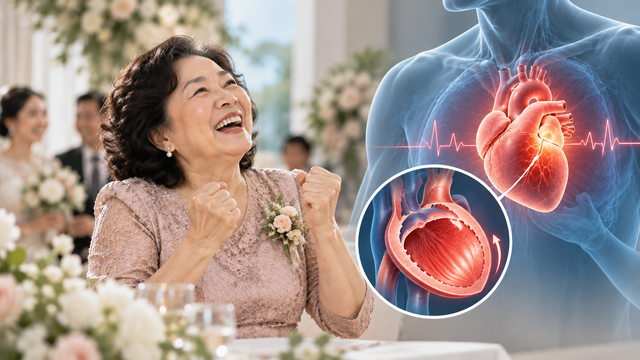 Người phụ nữ 65 tuổi phải nhập viện cấp cứu vì… quá hạnh phúc - Ảnh 1.