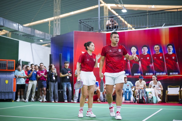 Lý Hoàng Nam sát cánh cùng tượng đài bóng bàn Việt Nam ở Kamito Pickleball Club- Ảnh 2.