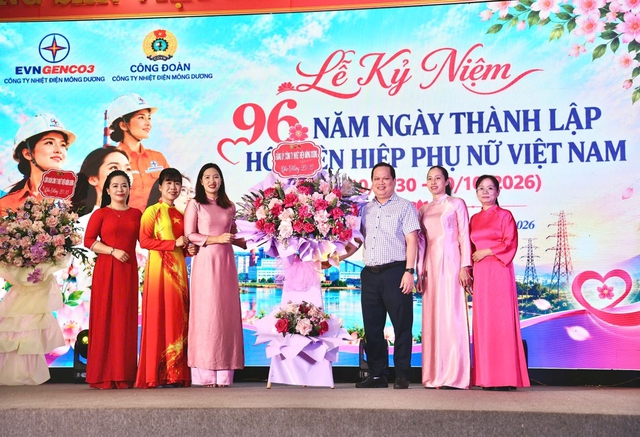 Nhiệt điện M&ocirc;ng Dương tổ chức chuỗi hoạt động ch&agrave;o mừng ng&agrave;y Phụ nữ Việt Nam 20.10 - Ảnh 1.