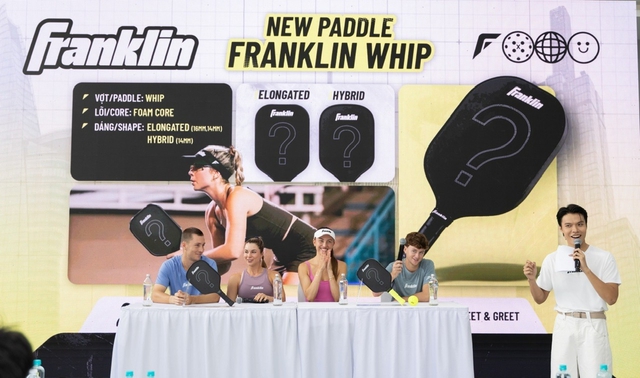 Franklin ra mắt thêm nhiều sản phẩm mới phục vụ môn thể thao pickleball - Ảnh 1.