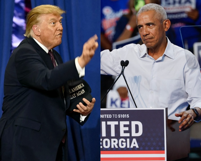 &Ocirc;ng Trump - Obama tiếp tục đấu khẩu trước bầu cử Mỹ - Ảnh 1.