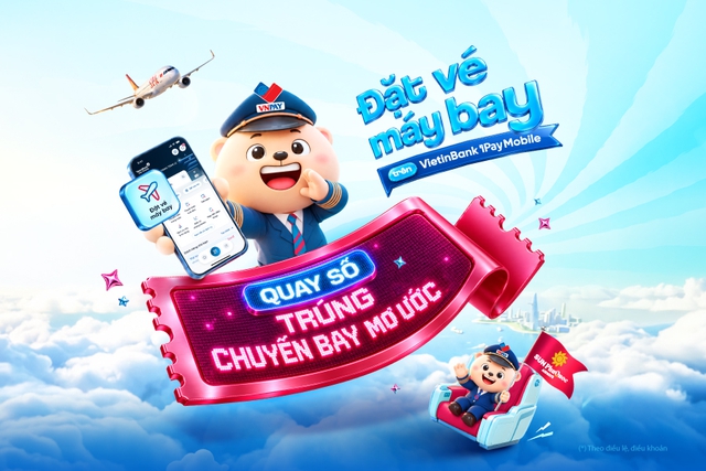 Đặt vé máy bay trên VietinBank iPay Mobile, cơ hội trúng vé khứ hồi - Ảnh 1.
