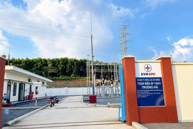EVNCPC đưa vào vận hành Trạm biến áp 110kV Trường Hải và đấu nối - Ảnh 1.