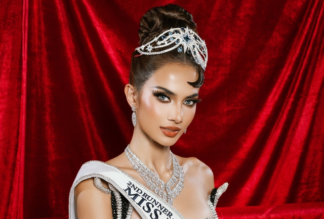 Thân thế của mỹ nhân lai Tây vừa thành á hậu Miss Universe Vietnam - Ảnh 1.
