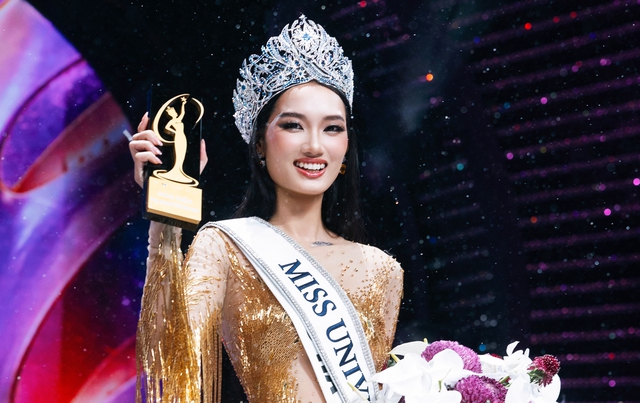 Màn ứng xử của tân Miss Universe Vietnam - Nguyễn Quỳnh Anh gây tranh cãi- Ảnh 1.