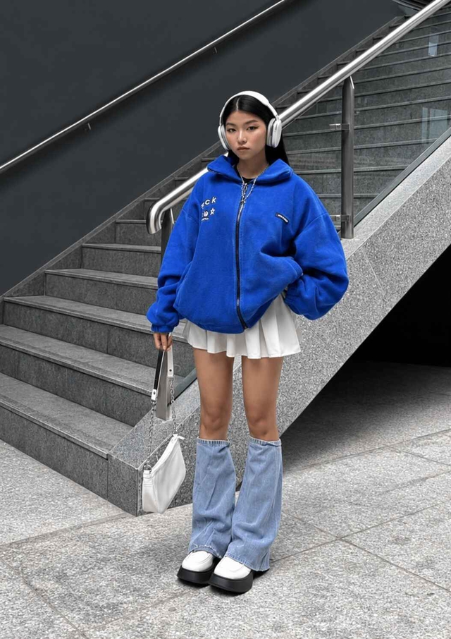 Không chỉ để mặc ấm, áo hoodie zip còn có thể mặc sành điệu - Ảnh 7.