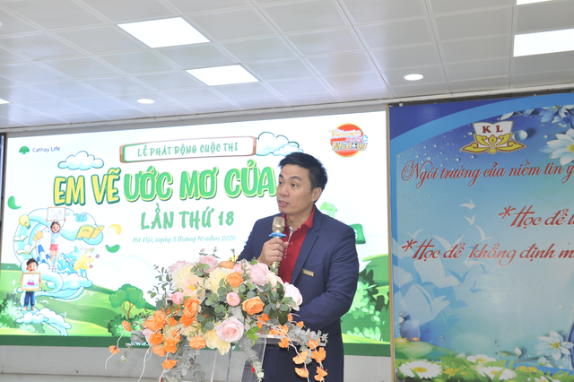 Hơn 300 'cây cọ nhí' tham gia Lễ phát động Cuộc thi 'Em vẽ ước mơ của em' lần thứ 18- Ảnh 3.