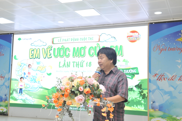 Hơn 300 'cây cọ nhí' tham gia Lễ phát động Cuộc thi 'Em vẽ ước mơ của em' lần thứ 18- Ảnh 4.