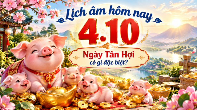 Lịch &acirc;m h&ocirc;m nay 4.10: Ng&agrave;y T&acirc;n Hợi c&oacute; g&igrave; đặc biệt? - Ảnh 1.