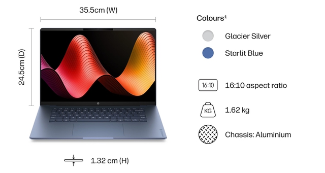 HP tung laptop chạy chip Snapdragon X2 Plus, pin hơn 30 tiếng - Ảnh 1.