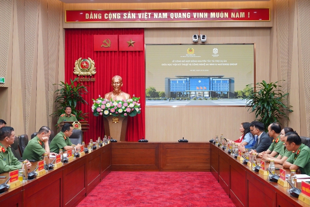 Masterise Group đồng hành dự án xây mới Học viện Kỹ thuật và Công nghệ an ninh - Ảnh 1.