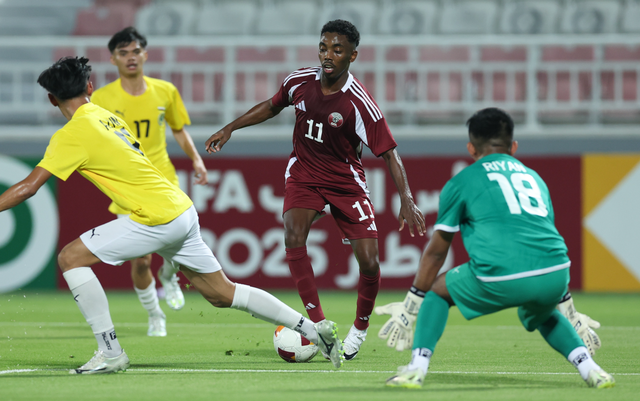 Lộ diện lịch thi đấu U.23 Việt Nam vs U.23 Qatar: Đối đầu những 'tòa tháp' khủng gần 1,90 m- Ảnh 1.