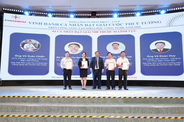 Thủy điện Thác Mơ: 5 cá nhân đạt giải tại cuộc thi về khoa học công nghệ - Ảnh 1.