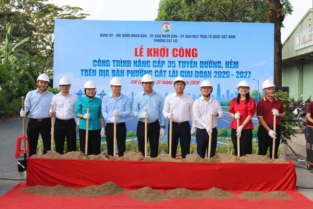 Phường Cát Lái ở TP.HCM nâng cấp 35 tuyến đường, hẻm- Ảnh 3.