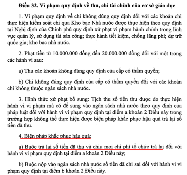 ĐH Quốc gia Hà Nội thu học phí vượt quy định, người học có được trả lại? - Ảnh 2.