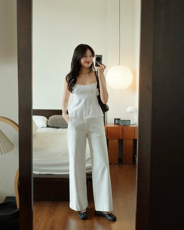 Ngắm thời trang đường phố qua những sắc trắng nổi bật - Ảnh 3.