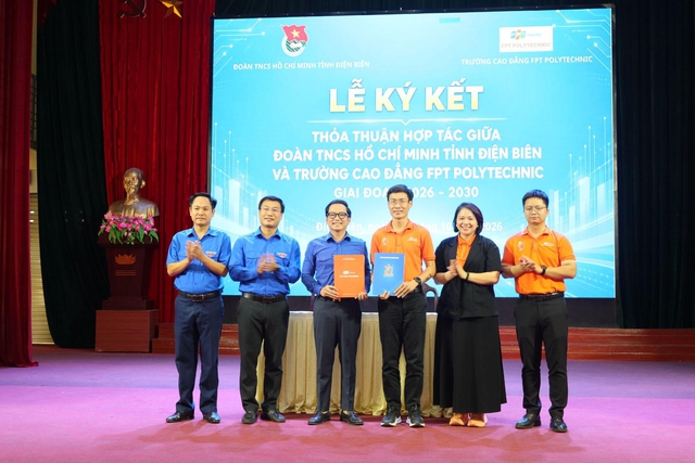 FPT Polytechnic v&agrave; Tỉnh đo&agrave;n Điện Bi&ecirc;n hợp t&aacute;c n&acirc;ng cao năng lực số cho thanh ni&ecirc;n - Ảnh 1.